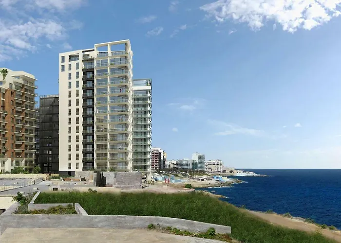 Seafront In With Pool, Upmarket Complex Sliema